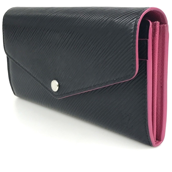 Louis Vuitton Handbags - LOUIS VUITTON Wallet Portefeuille Sarah Epi Noir Hot Pink